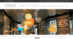 Desktop Screenshot of anosluziluminacion.com